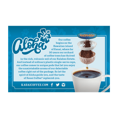 Kauai Coffee Vanilla Macadamia Nut K-Cup Coffee Pods, Medium Roast, 12 Ct