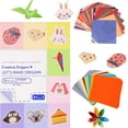 thumbnail image 4 of HZRSLY Vibrant Rainbow Origami Paper for Precision Folding, Educational Craft Supplies for Kids & Adults, Premium Colored Paper Kit for Creative DIY Projects at Home or School, 4 of 6