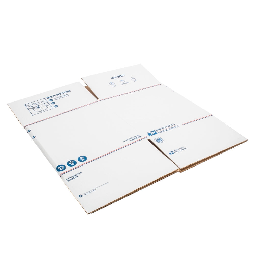 Buy USPS Brand Recycled Large Shipping Boxes, Adjustable Height, 14L x