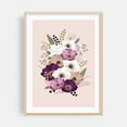 thumbnail image 2 of Anemones Bouquet Pink - Illustration Floral Flowers Botanical Modern Art Nature Pastel Minimalist Unframed Wall Art Print 20 x 30 inches, 2 of 16