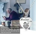 thumbnail image 6 of Coachuhhar Heart Urn Necklaces for Ashes 925 Sterling Silver Heart Cremation Jewelry for Ashes Forever in My Heart Keepsake Pendant Necklace Memorial Jewelry Gifts for Women, 6 of 8