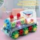 thumbnail image 5 of Coche de juguete transparente con engranajes móviles y luces LED | Tren de juguete a pilas para niños pequeños | Coche mecánico educativo con música y espectáculo de luces, 5 of 5