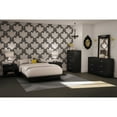 thumbnail image 3 of 6-Drawer Dresser for Contemporary Bedroom in Black Finish, 3 of 5