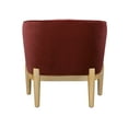 Lifestyle Solutions Falstead MidCentury Modern Accent Chair, Red
