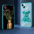 thumbnail image 7 of SOATUTO Cool Bear Shockproof Clear Phone Case Cover 3D Bear Luxury For iPhone 13 Pro 6.1 inch - Green, 7 of 7