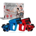 thumbnail image 1 of Set de 2 pistolas bláster y chalecos Sharper Image de Laser Tag, 1 of 9