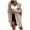 Khaki, variant on Pisexur Shacket Jacket Women Fashion Long Sleeve Solid Hooded Knit Cardigan Long Sweater Coat Pocketed Shirts Fall Jacket Shackets