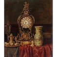 thumbnail image 2 of Max Schödl 15x17 Black Ornate Wood Framed Double Matted Museum Art Print Titled - Still Life with Antiques, 2 of 5