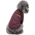 thumbnail image 5 of STGRGFHY Dog Clothes Dogs Sweater Soft Puppies Clothing Winter Puppy Sweaters Warm Outfit for Dogs Small Cat Apparel,All Seasons Dog Vest For Small Medium Dog,Brown dog shirt sweater S, 5 of 7