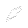 Genuine OE Infiniti Glass Weather-Strip - 82272-6HE0A