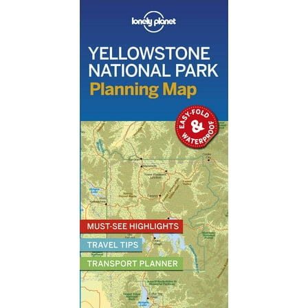 Map Lonely Planet Yellowstone National Park Planning Map, (Paperback)