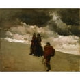 thumbnail image 2 of Winslow Homer 24x20 Gold Ornate Framed and Double Matted Museum Art Print Titled - To the Rescue, 2 of 4
