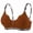 Brown, variant on Bras for Women Seamless Bra Woman Thin And Comfortable Fixed Cup Bra Without Rims Gathers Breathable Underwear Daily Bra. Pink 36