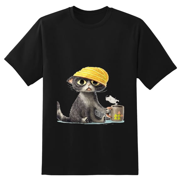 Men's Graphic TeeCat (10) Letter Print T-Shirts Round Neck Short Sleeves Sizes XS-5XL Summer Daily Casual Tops