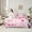 Pink, variant on Homewish Gradient Colorful Butterfly 7-Piece Twin Bedding Sets,Cartoon Animal Bedding Comforter Set,Rainbow Ombre Sheet Sets For Girl,Luxury Bedroom Decor Reversible