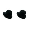 thumbnail image 4 of kurtrusly Bucket Hat Fashionable Sun Protection For Outdoor Activities Casual Comfort black 2Set, 4 of 6