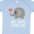 thumbnail image 4 of Inktastic My Oma Loves Me Grandchild Boys or Girls Baby Bodysuit, 4 of 5