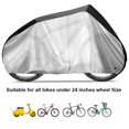 thumbnail image 2 of Bicycle Cover Waterproof Rain Cover 190t Nylon Rain Uv Protection Heavy Duty Dust Protection For Mountain Bikes, Racing Bikes With Lock-Holes Storage Bag, 2 of 6
