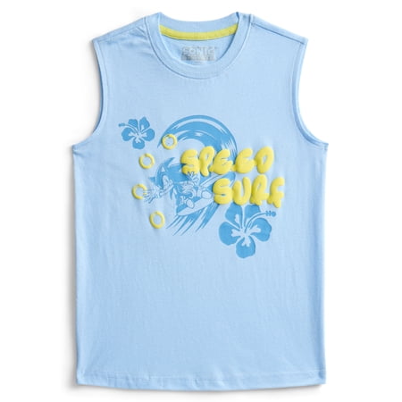 Sonic Boys Tank Top, Crew Neck, Sizes XS - 2XL
