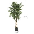 thumbnail image 2 of GDF Studio Wasco Artificial Ficus Tree, 5' x 2.5', Green, 2 of 4
