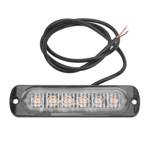 Luz de advertencia de señal, luz estroboscópica, luz LED intermitente de emergencia, barra de luz intermitente para automóvil, rendimiento sólido