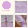 thumbnail image 5 of Mightlink 4 Corners Post Bed Canopy, Elegant Curtain Net, Sheer Canopy Mosquito Net, for Girls Boys Kids Room Decor, 5 of 5