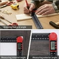 thumbnail image 4 of HLONK Clearance! NEW Digital Angle Finder Protractor 2In1 Angle Finder Ruler W/ For DIY-- V3E0, 4 of 8