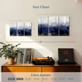 thumbnail image 3 of Elephant Stock Textural Wall Art - Horizontal Multi Panel Canvas - Living Room Wall Decor - Abstract Multi Panel - Beige And Blue Decor By Justin Turner - 23" x 14", 3 of 4