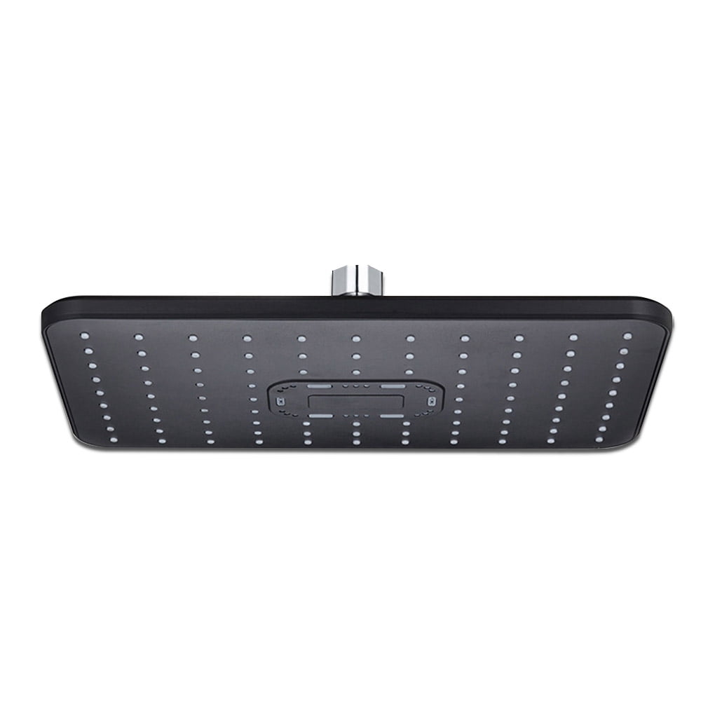 Shower Head Adjustable High Pressure Rainfall Showerhead with Pressure Shower Handheld Bathroom Bathing Water Sprinkler, Type 1, Black