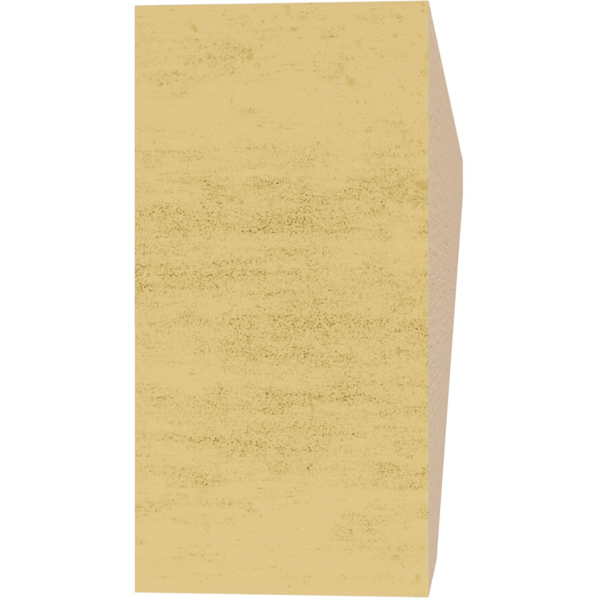 2"W x 12"D x 4"H Thin Concord Rough Cedar Woodgrain TimberThane Corbel, Primed Tan