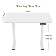 Furmax 40 x 24 Home Office Electric Height Adjustable Standing Desk