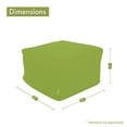 thumbnail image 5 of Majestic Home Goods Ottoman Pouf Towers Gray, 5 of 6
