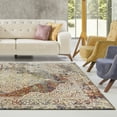 thumbnail image 2 of 3' x 5' Multi Color Bordered Area Rug, 2 of 3