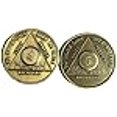 thumbnail image 3 of wendells 4 Month and 5 Month Bronze AA Medallion Sobriety Chip Set, 3 of 4