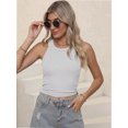 thumbnail image 3 of Ribbed Tank Tops for Women, Slim Knit Basic Summer Tops for Women Going Out Tops, 3 of 5