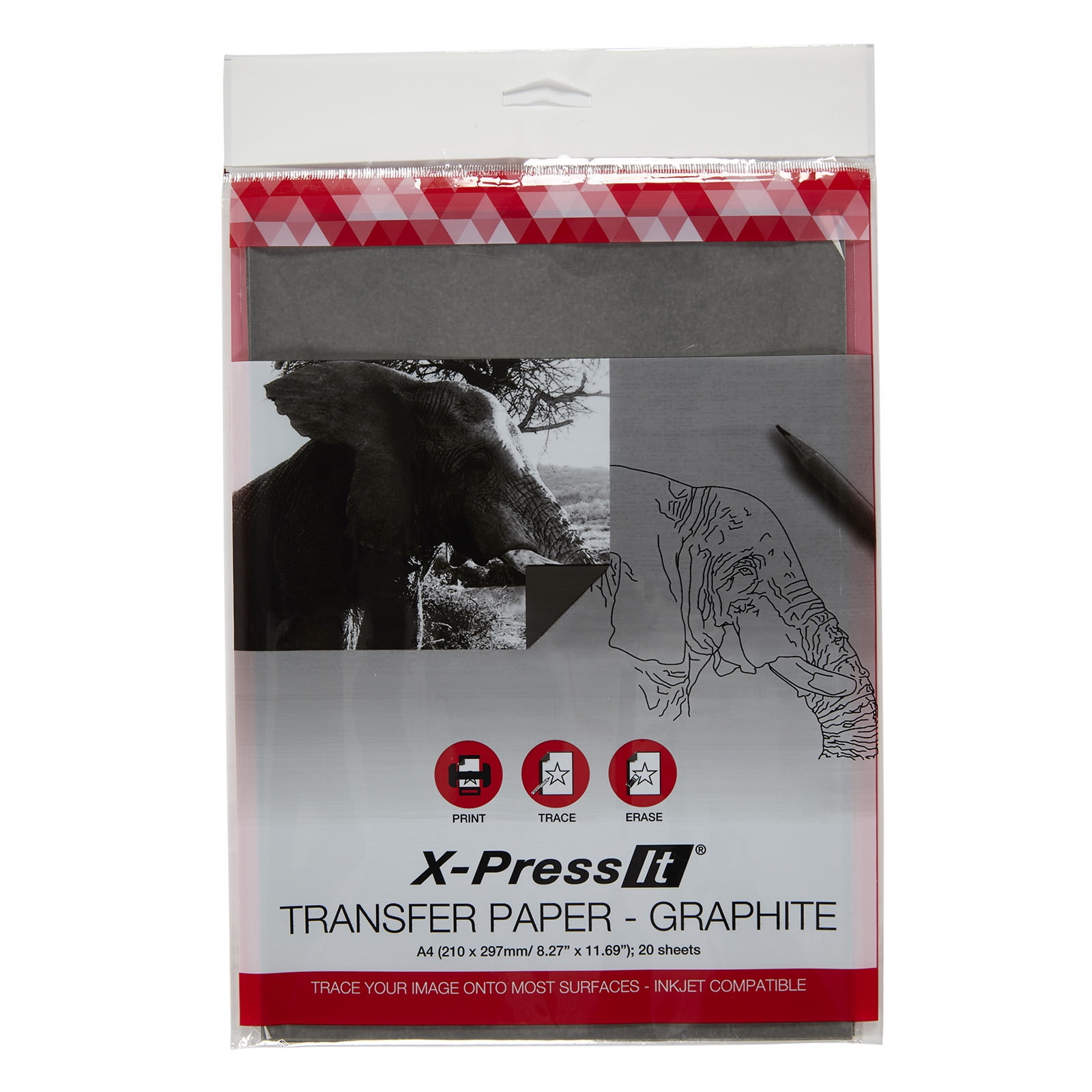 JET PRO Soft LIGHT Fabric A4 TRANSFER PAPER x5 HEAT PRESS INKJET PRINT US-MADE 