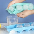 thumbnail image 4 of Ice Cube Tray Mold  Leak-proof Silicone 4 Cavity Cocktails Fadeless Ice Sphere Mold for Party, 4 of 10