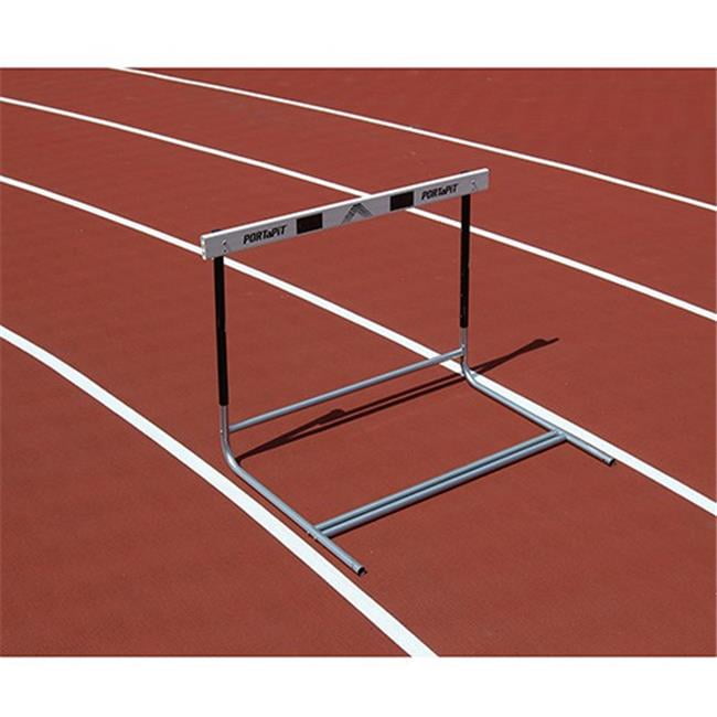 Port A Pit GAAHSSTC12 High School Steel Hurdle, Black