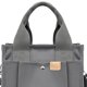 thumbnail image 2 of Bolso Mujer Lona Bandolera Simple Sólido Hobo Adolescente Niñas Monedero Gris, 2 of 6