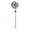 Blue, variant on Ohmyroo Solar Wind Spinner Stake Light Wrought Iron Hollow Lunar Windmill For Outdoor Garden Path Assorted Colors 29 Inch