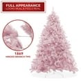 thumbnail image 2 of 7.5FT Pink Spruce Artificial Holiday Christmas Tree with Sturdy Metal Stand, 2 of 7