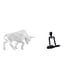 thumbnail image 1 of Estatua de toro,Estatua de toro,figura decorativa para escritorio,Arte decorativo coleccionable para el hogar y la oficina,Figura de escritorio,Escultura abstracta de pensador para la oficina o, 1 of 8