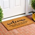 thumbnail image 2 of Calloway Mills Take Off Your Shoes and Stay A while Doormat, 30" x 48", 2 of 4