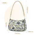 thumbnail image 3 of FORMRS Womens Shoulder Bag with Chain Strap Clutch Purse Cute Tote Handbag, Light Floral, 3 of 7