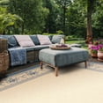thumbnail image 3 of Safavieh Courtyard Eva Oriental Indoor/Outdoor Area Rug, Natural/Blue, 4' x 5'7", 3 of 10