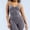 gray, variant on Yoga Womens Sports Bra Tank, Low Impact Spaghetti Thin Strap Workout Yoga Top Tank(lemon M)