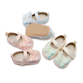 thumbnail image 4 of Baby Sweetie Baby Girl Mary Jane Flats Shiny 3D Butterfly Non-Slip First Walkers Princess Wedding Dress Shoes, 4 of 5