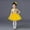 Yellow, variant on BRGZLK Dresses for Girls Peony Flower Sequin Puffy Skirt Sleeveless Round Neck Girl Mesh Straps Dress Performance Dress Pink 7-8 Years