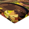 thumbnail image 2 of Ambesonne Winery Fitted Sheet, Cartoon Vineyard Grapes, Full Size, Blue Yellow, 2 of 3