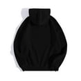 thumbnail image 6 of Bloomae Fashion Hoodie Sweatsuits for Women Trendy Oversized Long Sleeve Hooded Pullover Sweatshirts and Loose Comfy Jogger Sweat Pants Two Piece Outfit Loungewear Sets with Pockets Black XL, 6 of 7